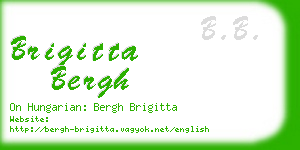 brigitta bergh business card